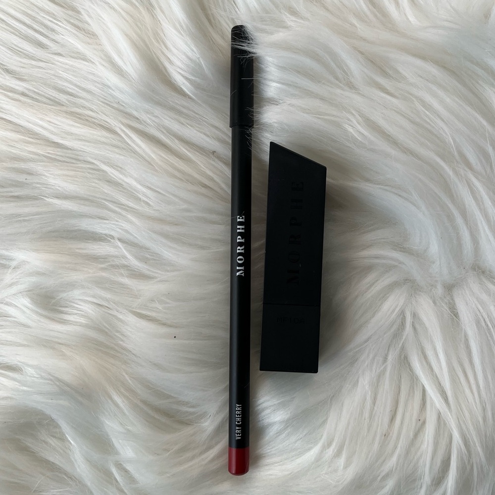 Morphe Red Lip Liner and Red hotshot lipstick